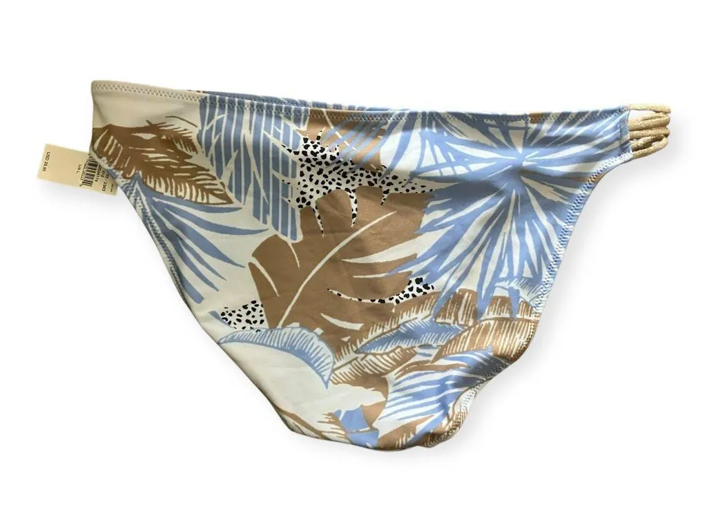 Aerie Womens Tropical Print Gold Knot Bikini Swim Bottoms - Image 5