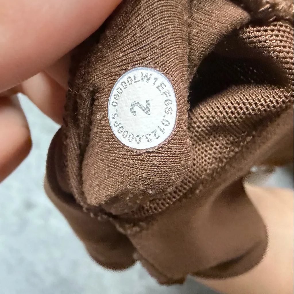 Lululemon  Align Strappy Ribbed Tank Top Java Size 2 - Image 5