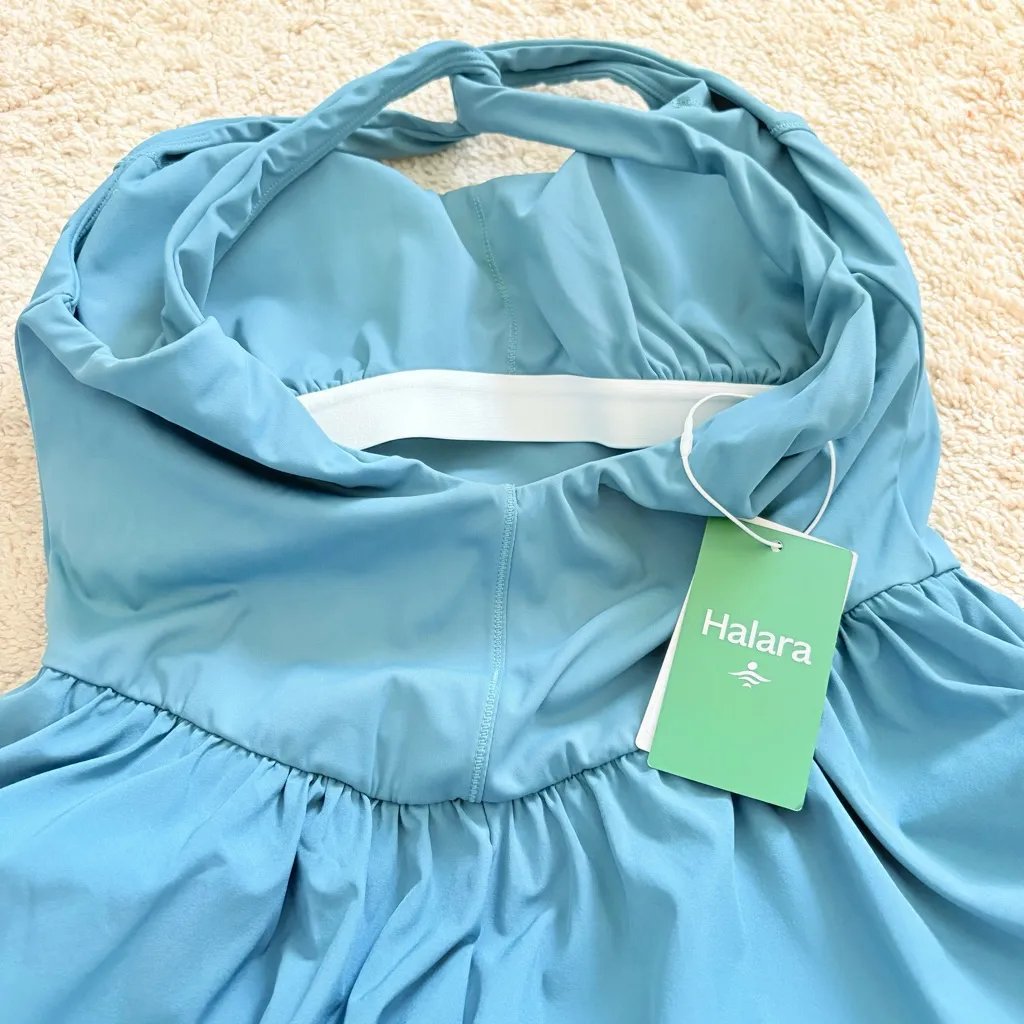 Halara Women's Breezeful Backless Corset 2-in-1 Pocket Mini Active Dress Size M - Image 12