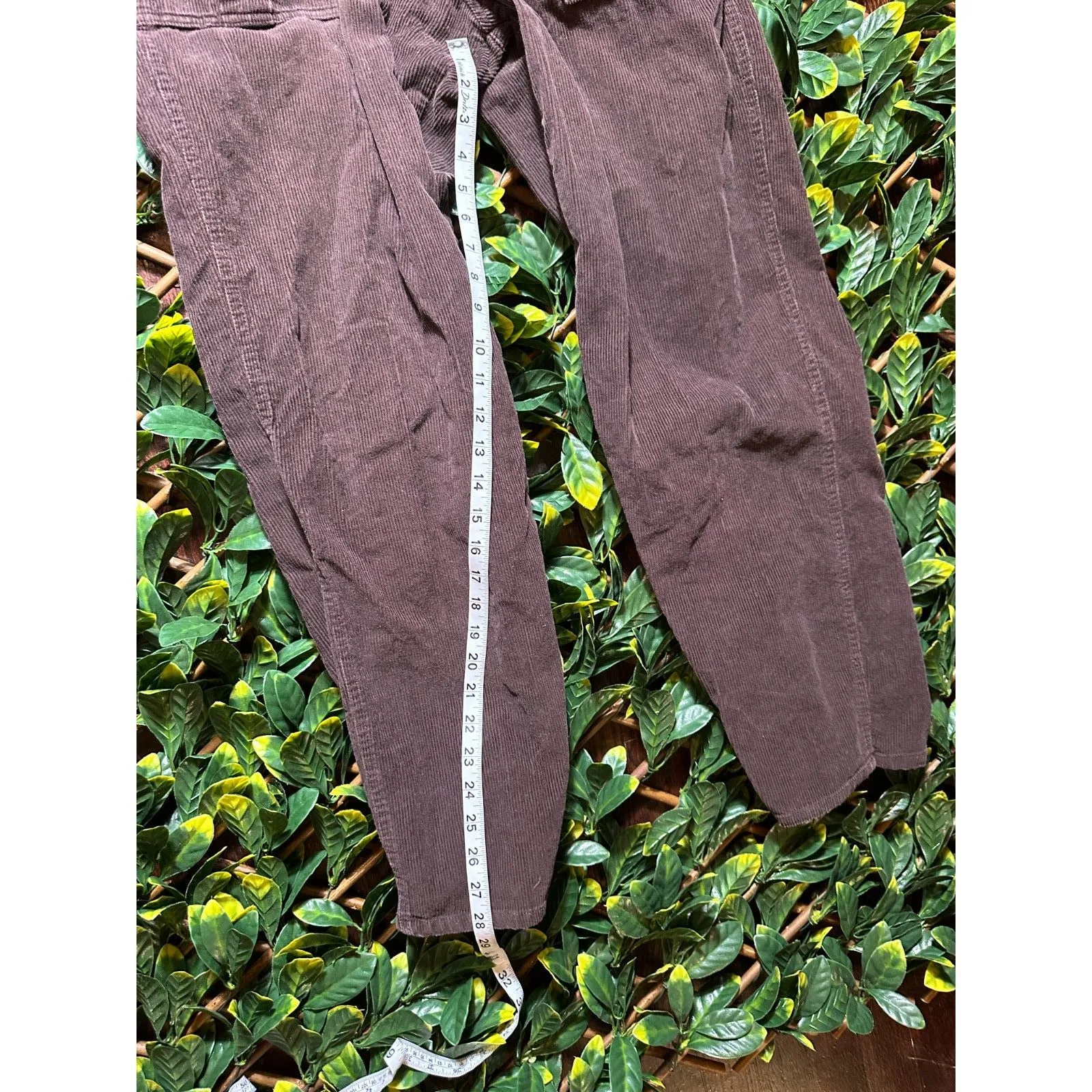 Vintage Carolina Colours Brown Corderoy Overalls Size Medium - Image 5