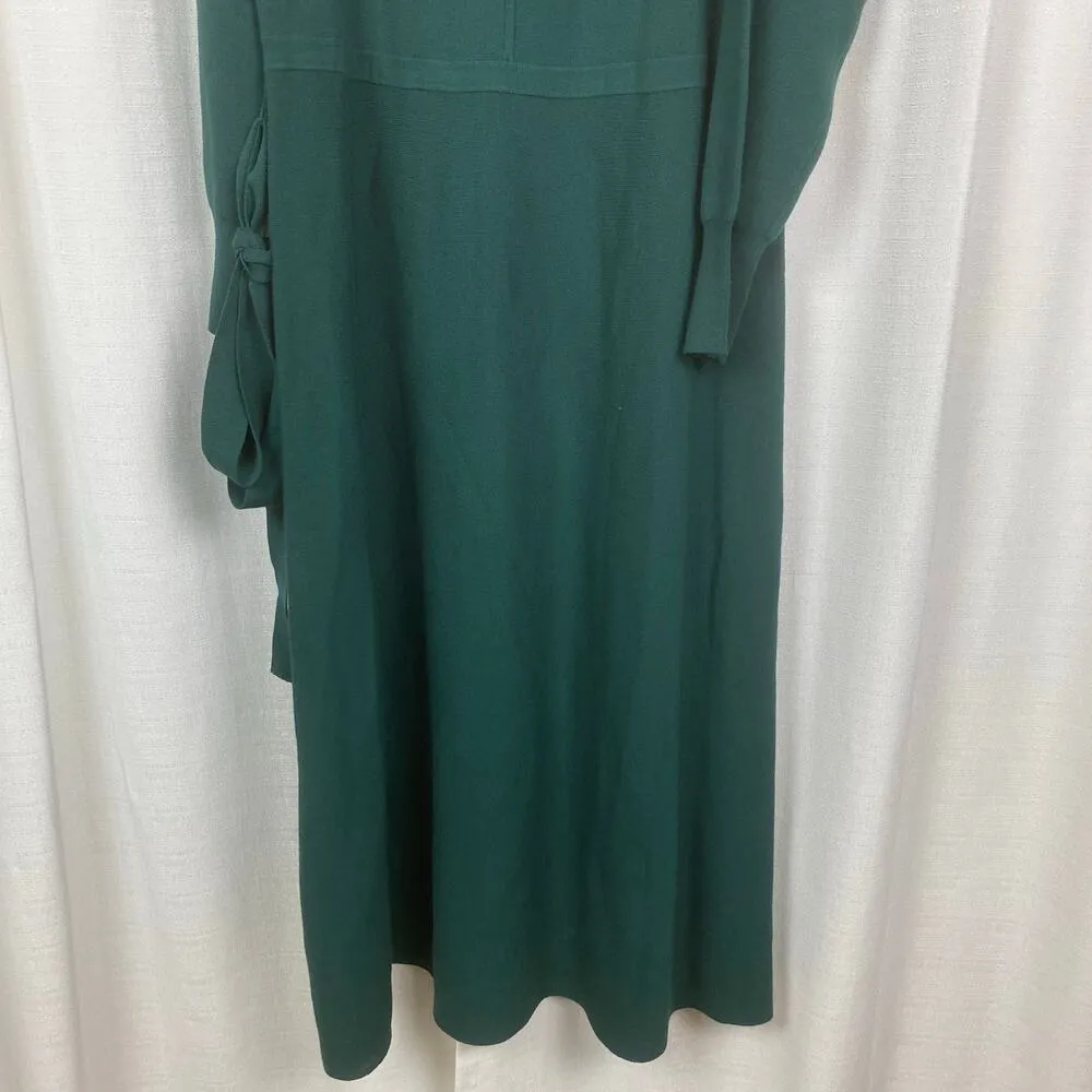 Boden Emerald Green Sweetheart Knitted Midi Dress Sz.20/22R NWT Size undefined - Image 7