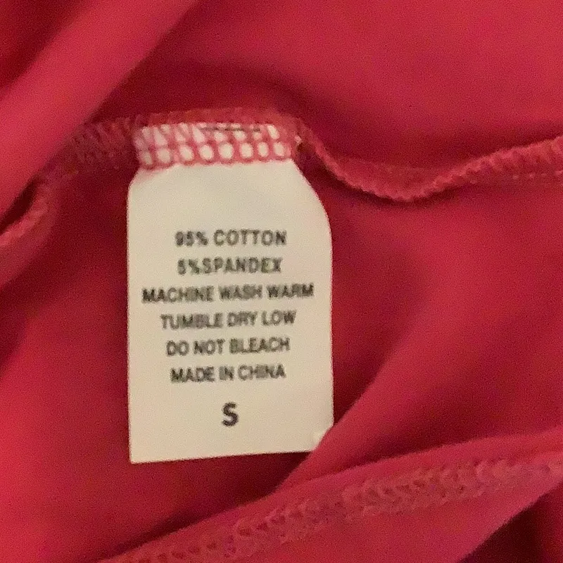 Pink Strapless Tube Top With White Satin Lace Up Closure. New No Tags. - Image 5