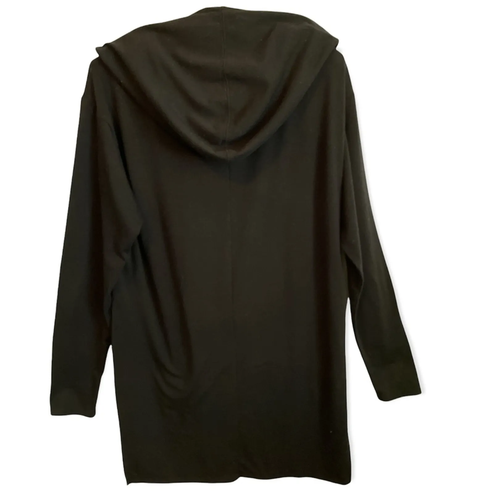 New York & Company Soho Street Long Black Hoodie size Small - Image 3