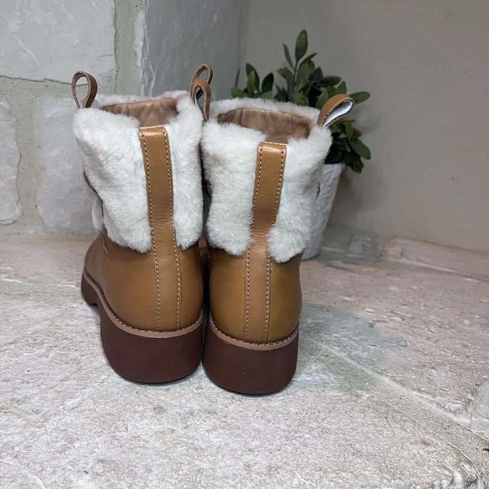 Fit Flop MIMIE ANKLE hazelnut BOOTS Comfort Sz 6 - Image 5