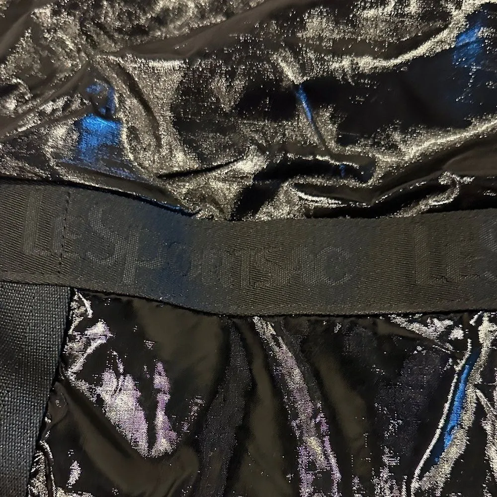 LeSportsac  Black Shiny Double Strap Overnight Bag - Image 2