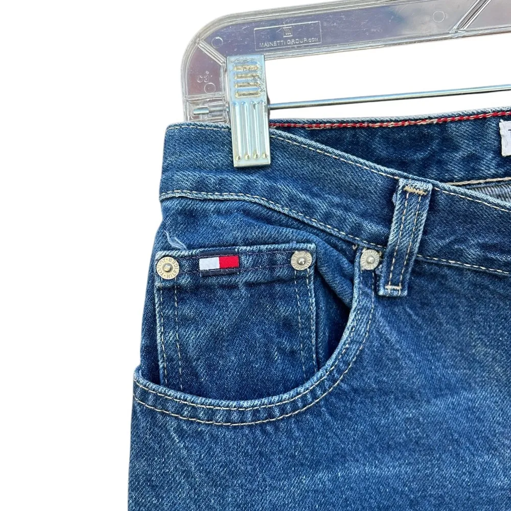 Vintage Tommy Hilfiger Blue Straight Jeans high waisted 8 y2k 2000s - Image 3