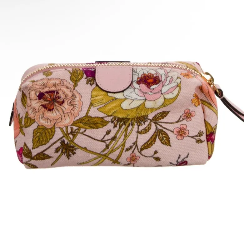 Gucci Limited Edition Pink Flora Cosmetic Case New in Box, Full Inclusion Set - Image 11