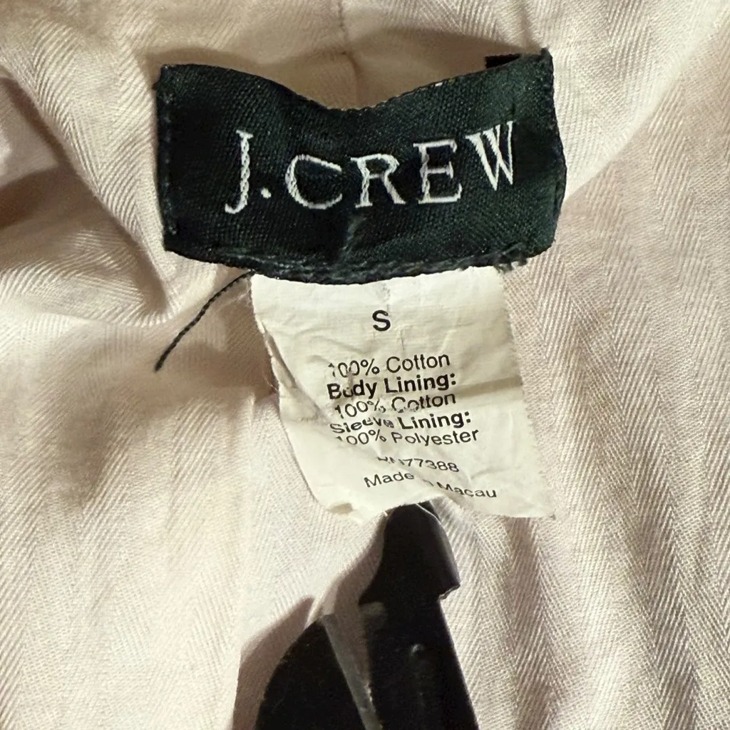 J. Crew Women's Burnt Orange 100% Cotton Corduroy Blazer Size Small - Image 10