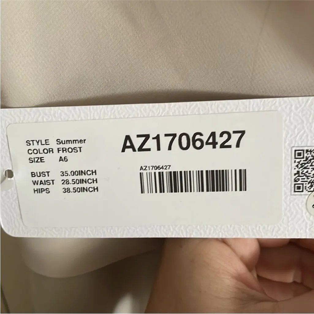 Azazie Frost Bridemaids Dress Ball Gown - Image 5