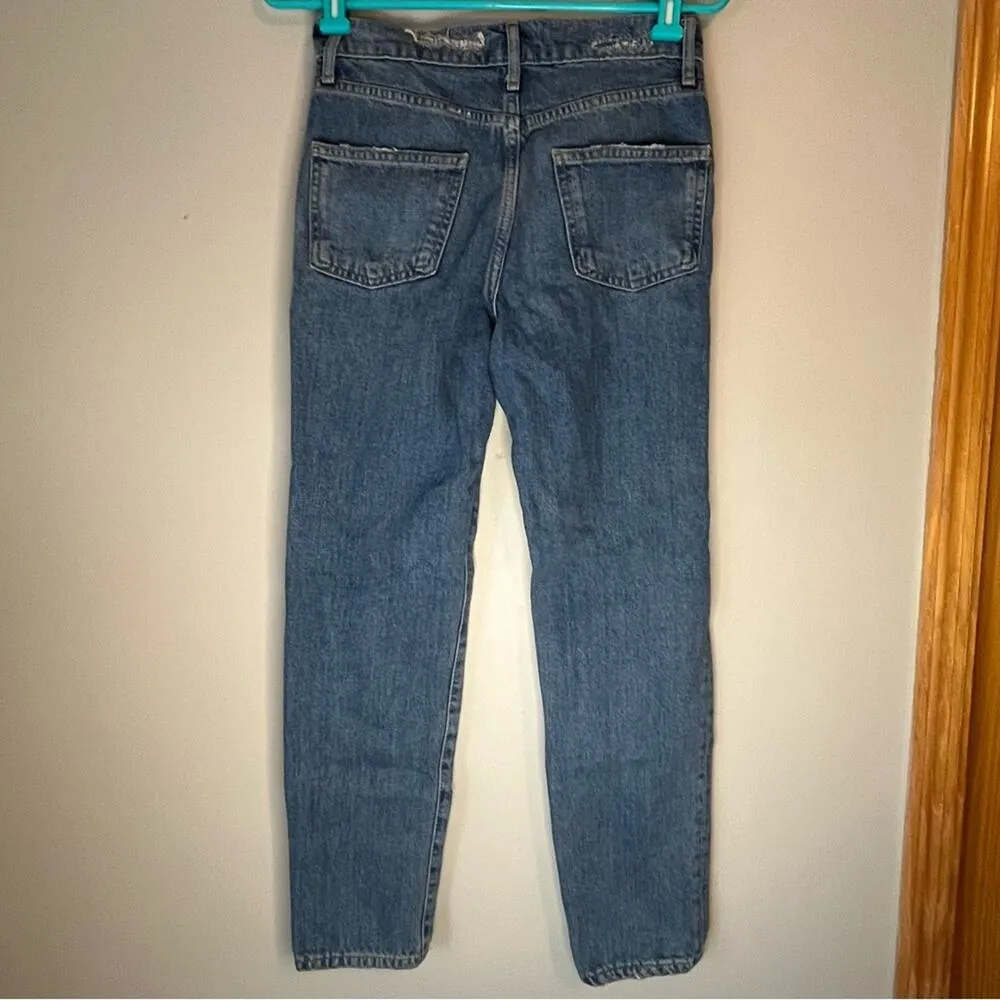 Zara Distressed Skinny Jean Size 0 - Image 2