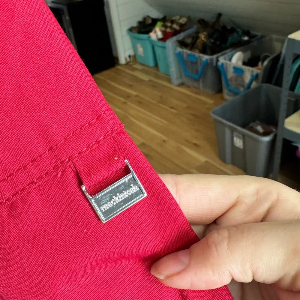 Mackintosh Red Hooded Lined Jacket Size XL - Image 6