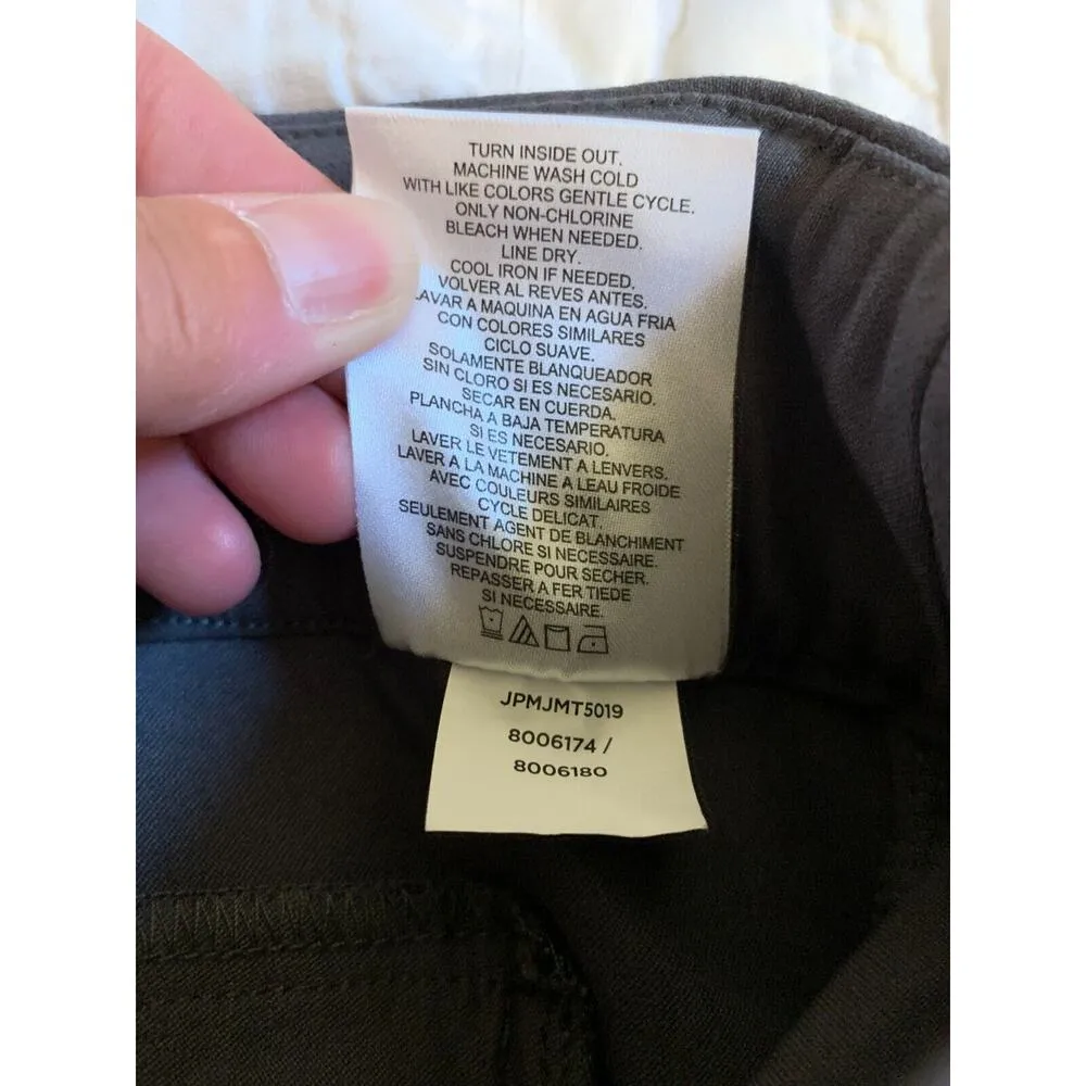 Jones New York Signature Womens Size 8 Dress Pants Gray Elastic Waistband - Image 7