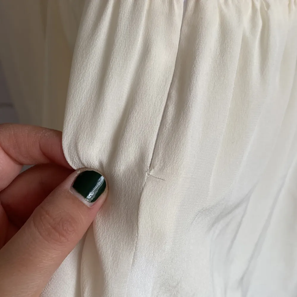 Stone Cold Fox Cream Silky Lace Bohemian Bell Sleeve Dress - Image 7