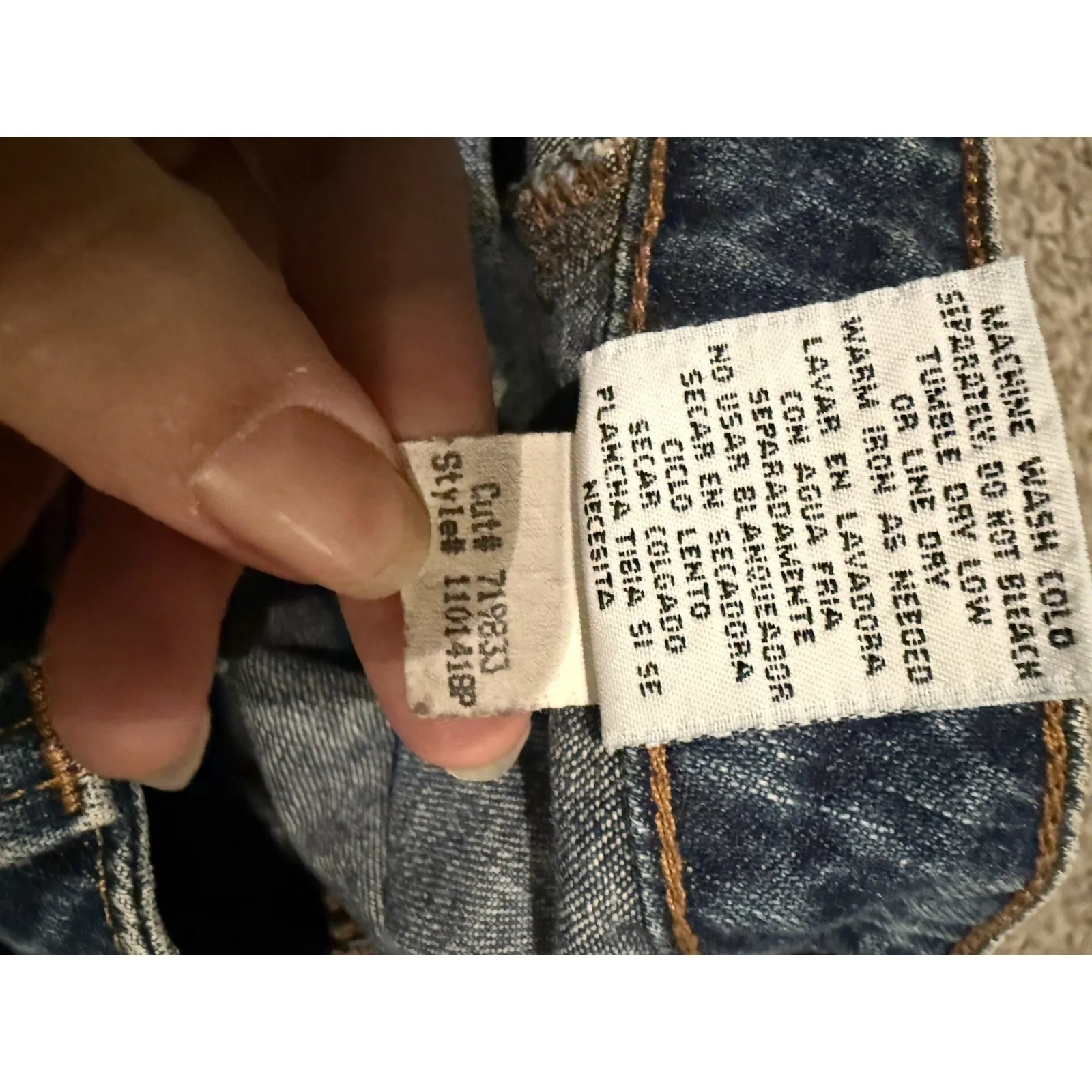 Vintage L.e.i Jeans Y2K 90's Skater Cargo Shorts Sz 11 Mall - Image 10