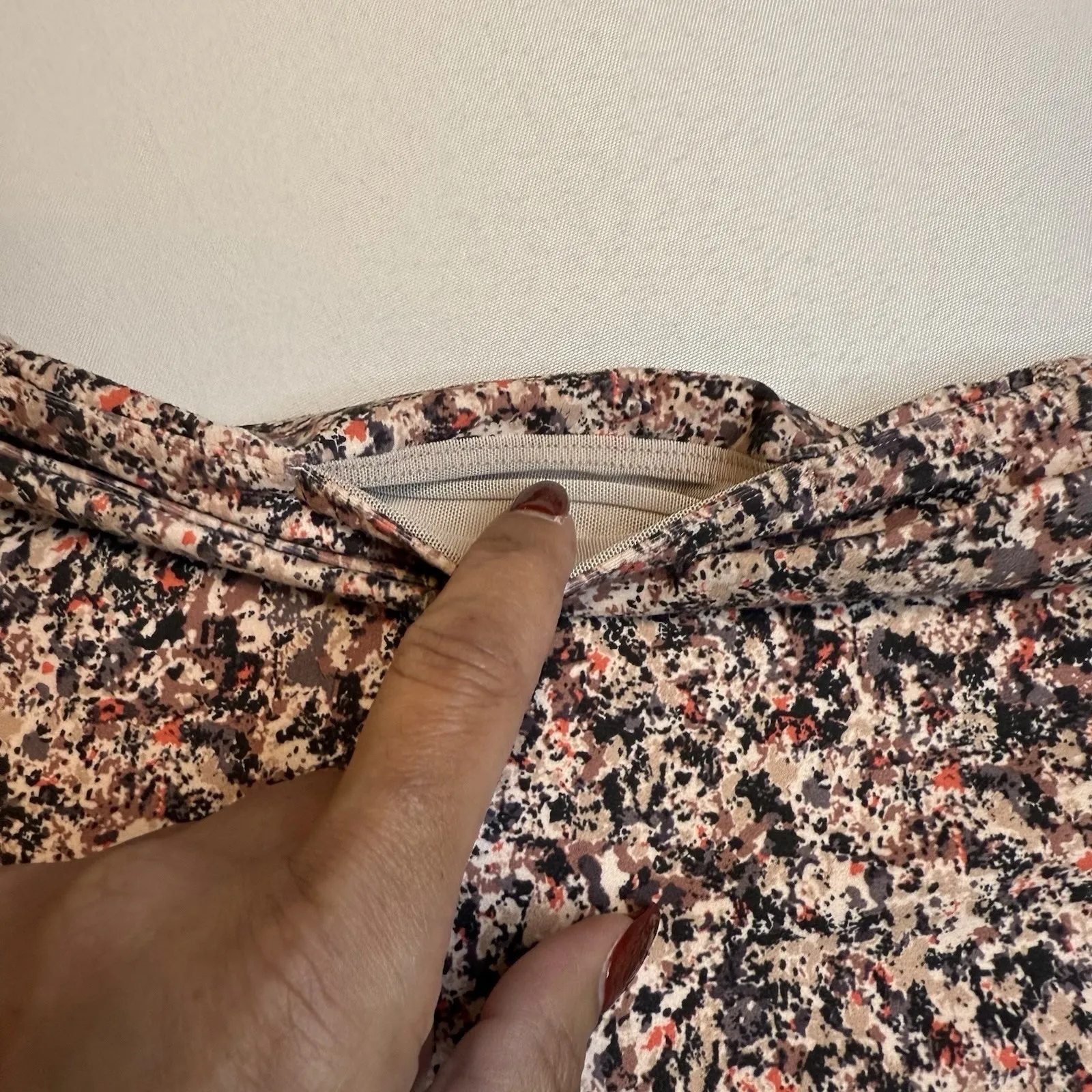 Athleta Elation Textured 7/8 Tight Meadow Decadent Chocolate Plus Size 2X Gym # - Image 8