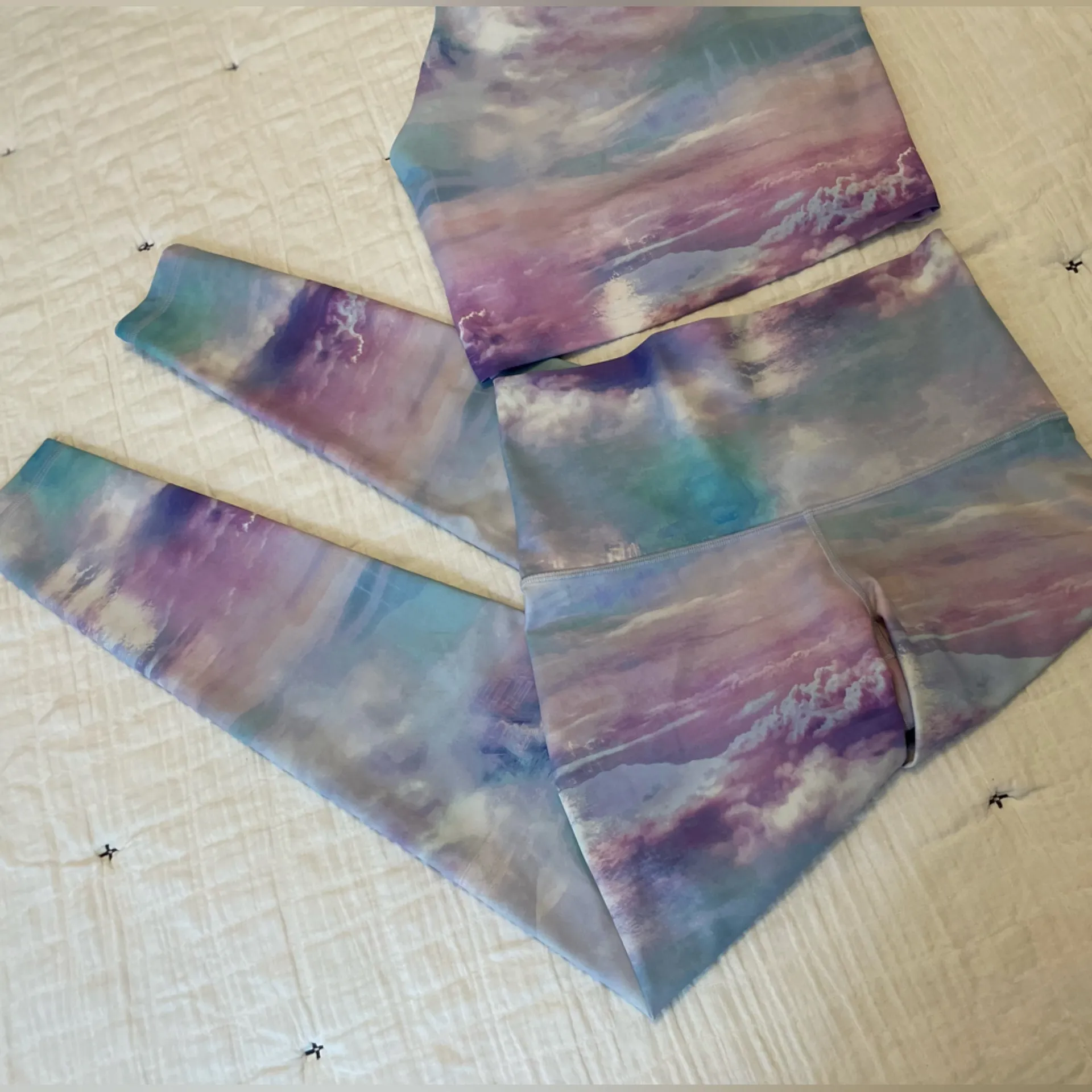 OLD NAVY Active PowerSoft Extra High-Rise Leggings & Racerback Tank Top Size S/M - Image 8