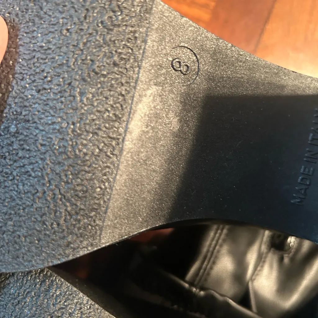 Aqua Black Block  Sock Boots(Size 8) - Image 8