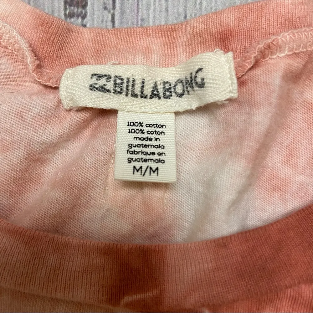 Billabong Tie Dye Midnight Ramblers Tee Shirt.  Size Medium Juniors. EUC - Image 5