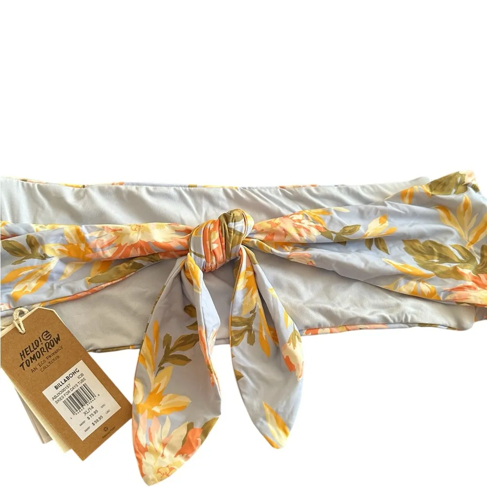 BILLABONG Skies For Days Tube Reversible Bikini Top , Size M/10 - Image 5