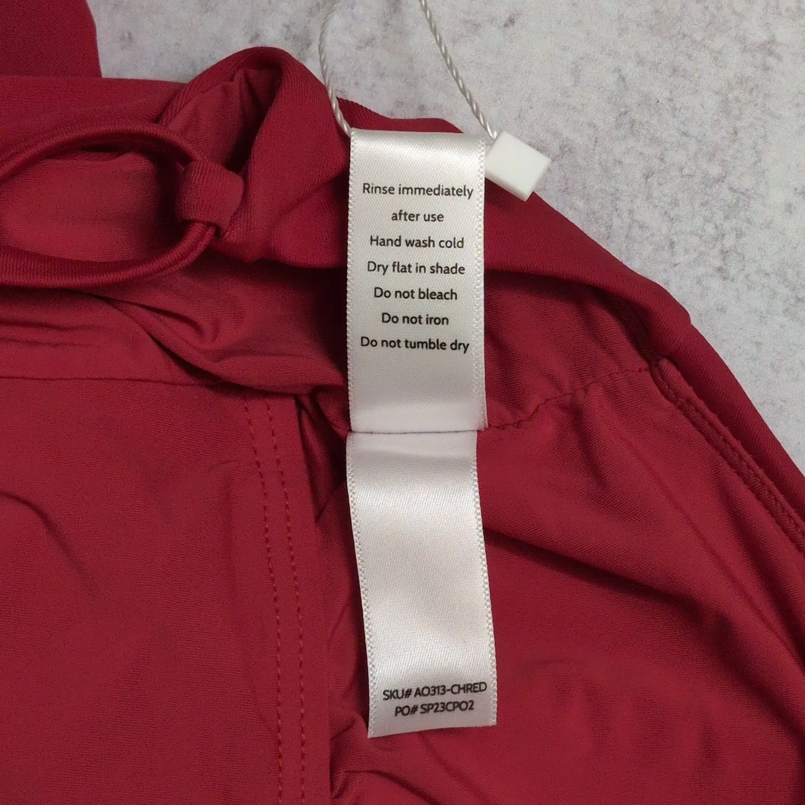 Andie Fiji One Piece Cherry Red Strappy Swimwear Bathing Suit XS New - Image 7