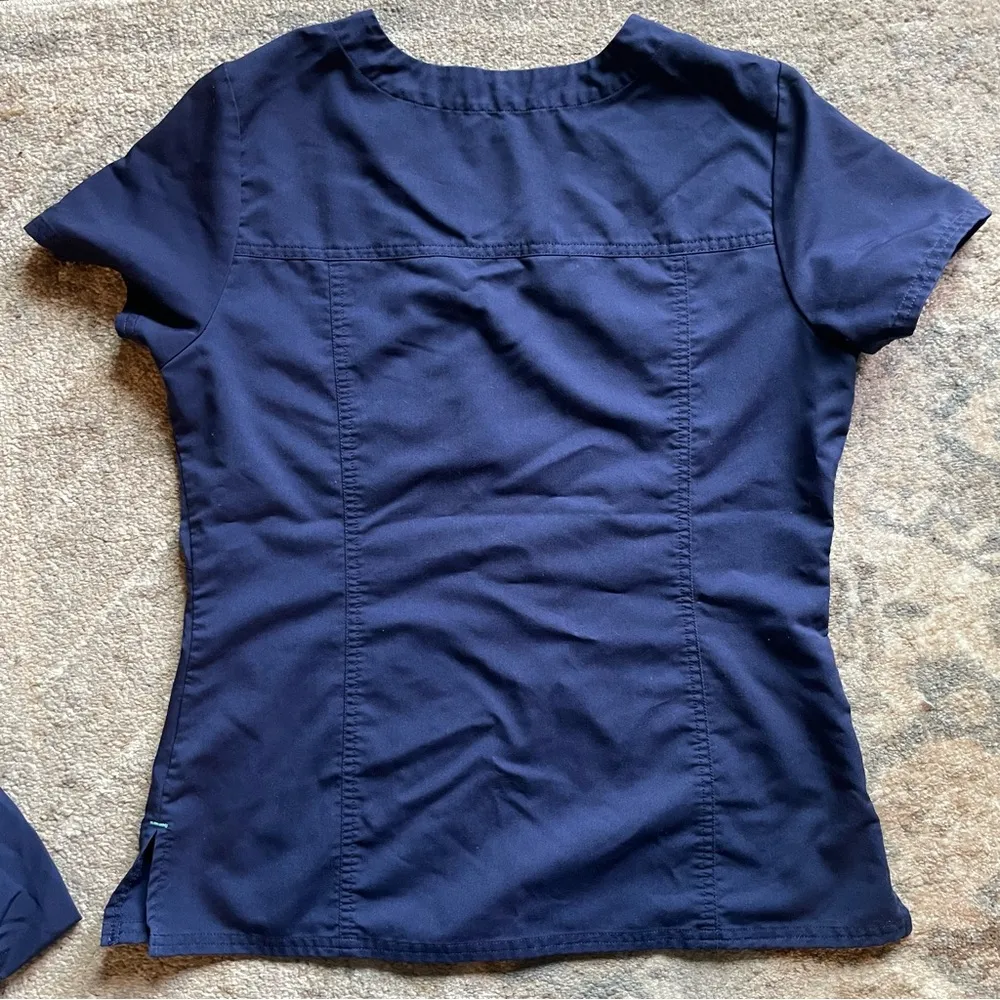 Scrub Star Navy Blue Scrub Set Small - Image 10