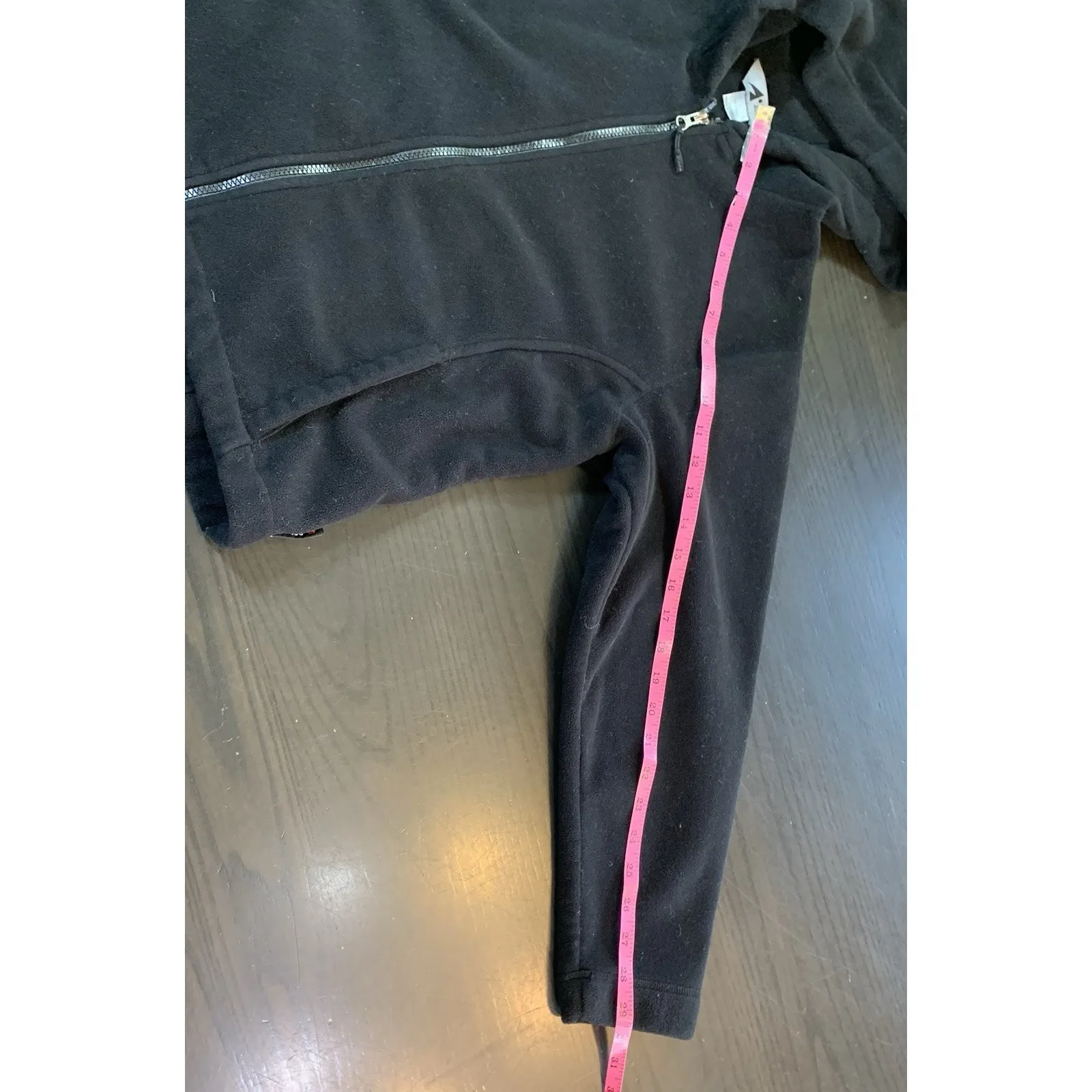 EMS Womens Black Fleece Jacket Small Made Canada Minimalist Basic Vintage‎ - Image 9