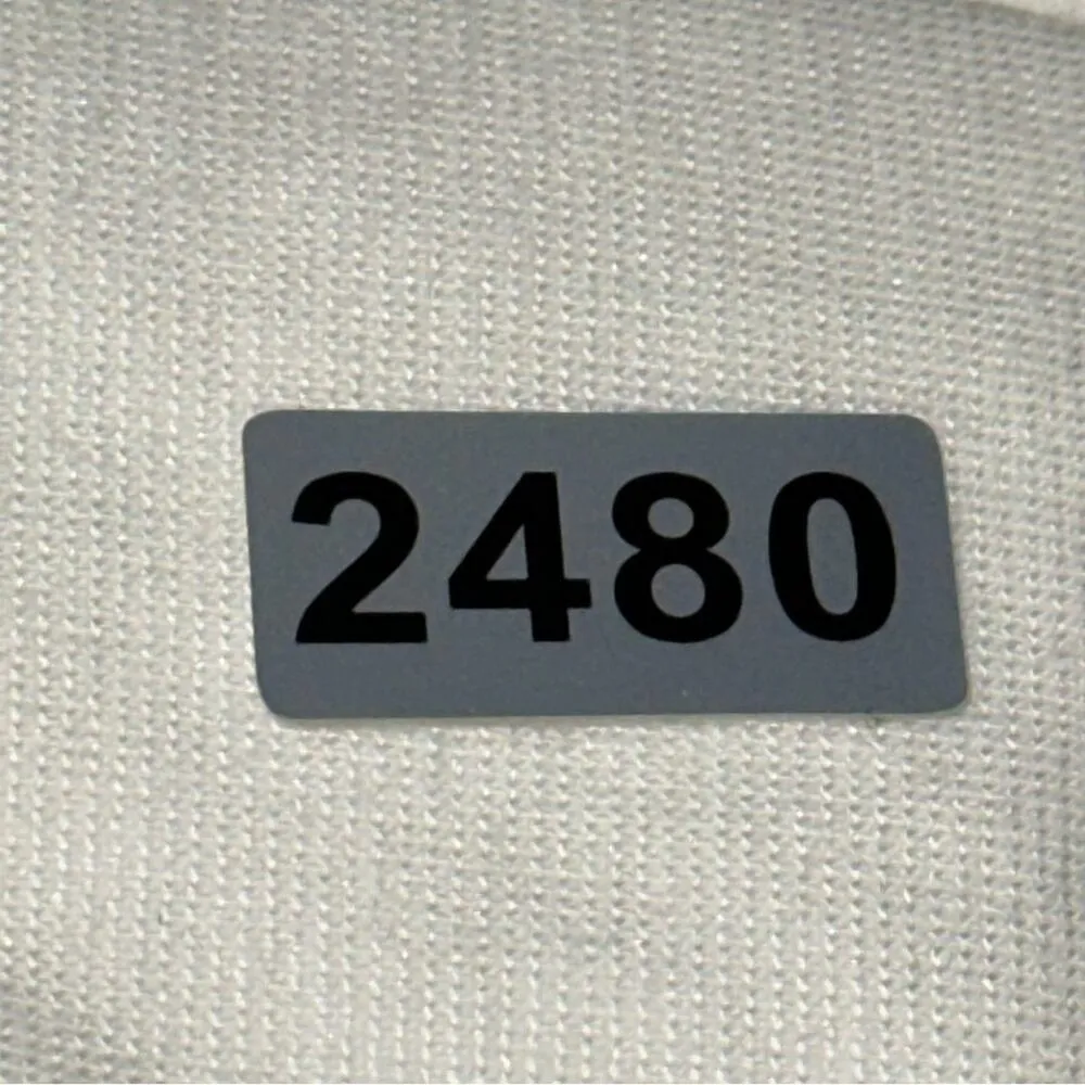 Wimbledon Vintage Womens Size L White Embroidered Logo Cotton Blend Tennis Skirt Size L - Image 6