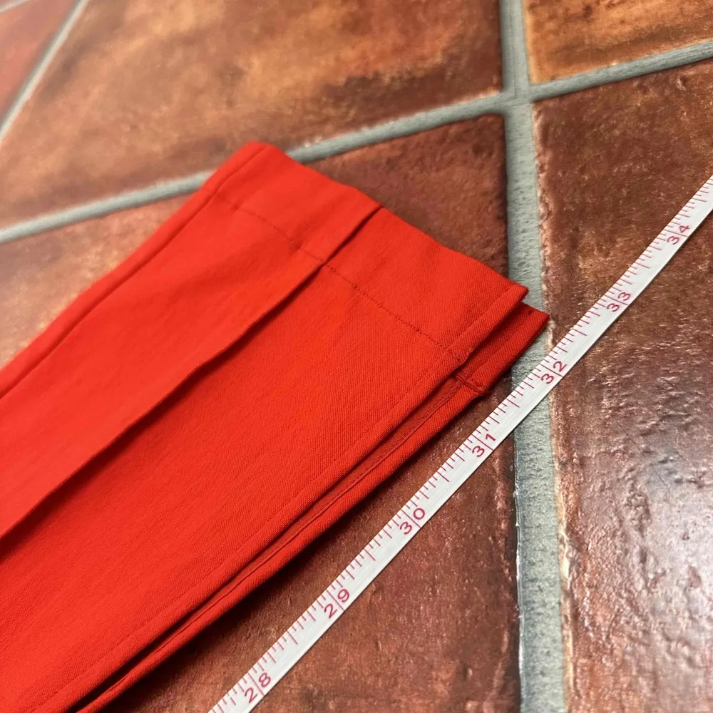 NWT Michael Costello x Revolve Vibrant Red Pants Size Small - Image 6