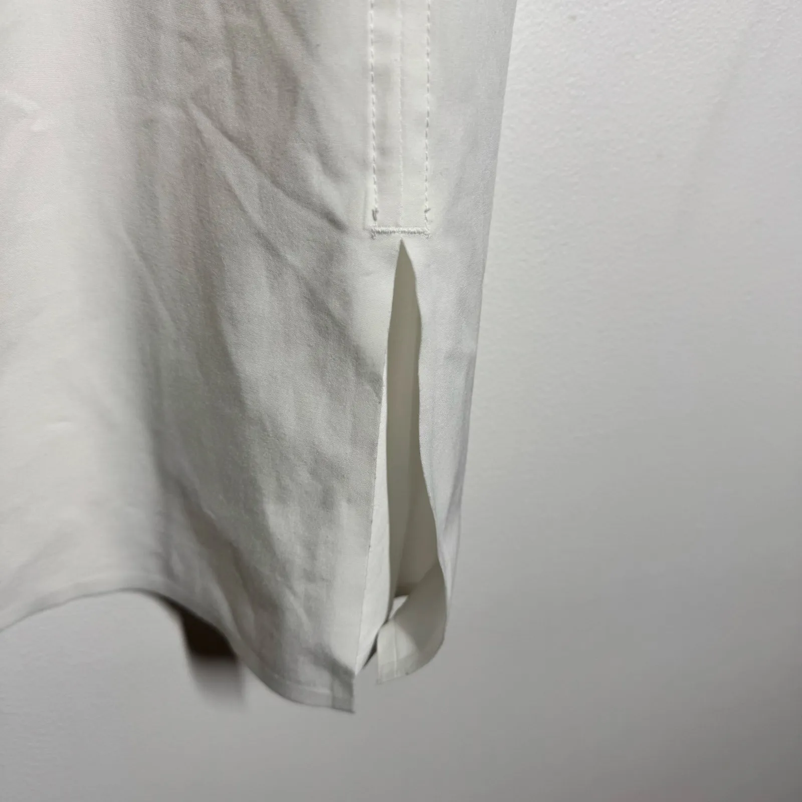 ATHLETA ZEPHYR REFINED TANK Women S WHITE Athleisure Yoga Minimal Gym Casual - Image 6