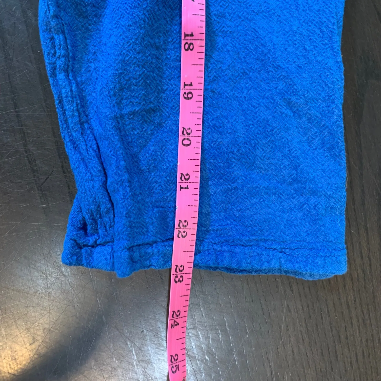 Oh My Gauze 3 Women's Top Size 16 XXL Royal‎ Blue Cotton Cruise Beachy Vacation - Image 10