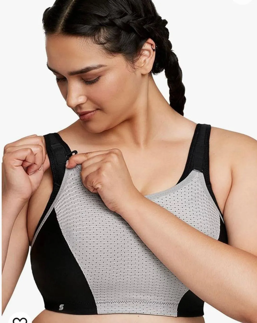 Women's Double-Layer Custom-Control Sport Bra - Image 4