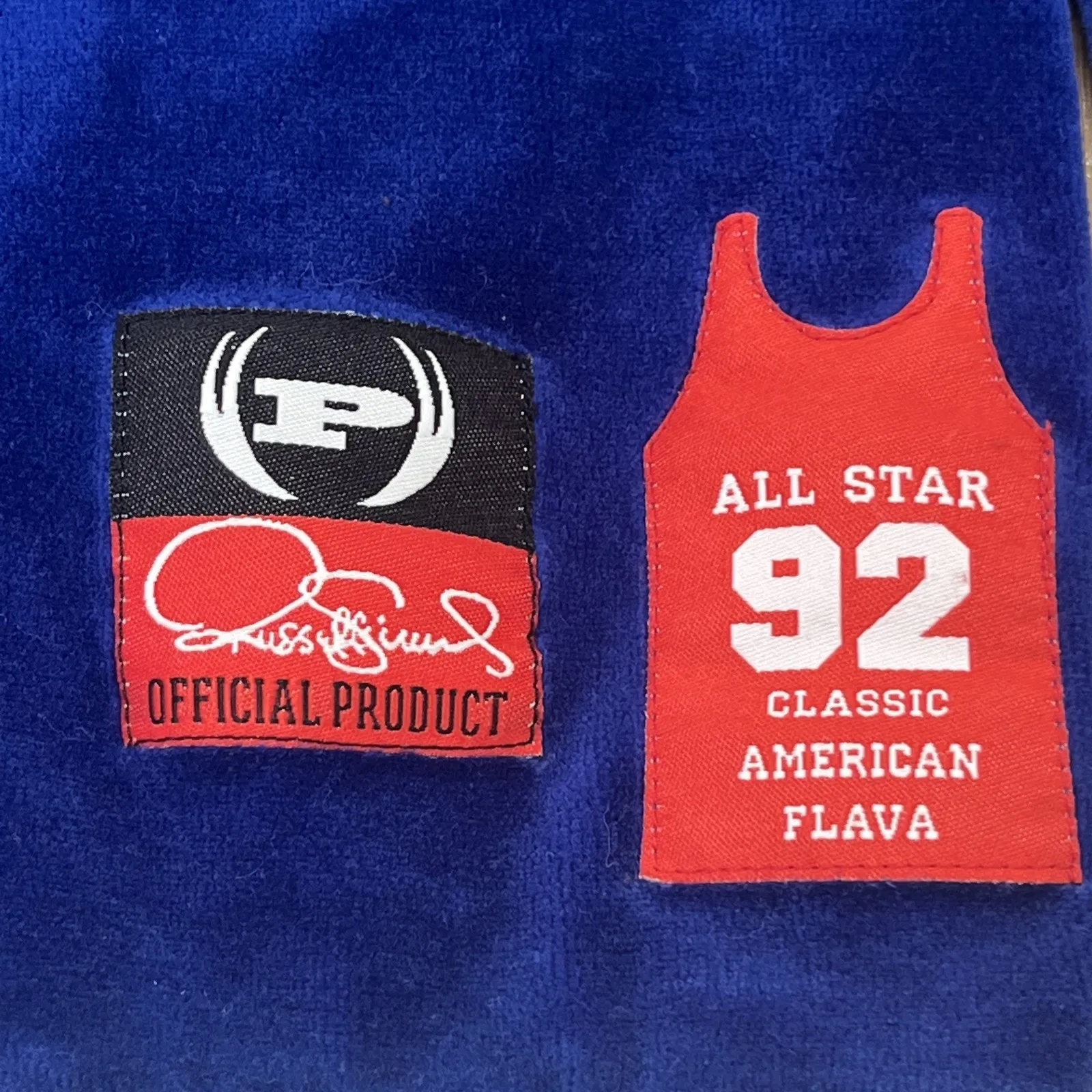 Vintage Phat Farm Velour Jacket Y2K 90s Hip Hop Retro Zip Blue Womens Large - Image 6