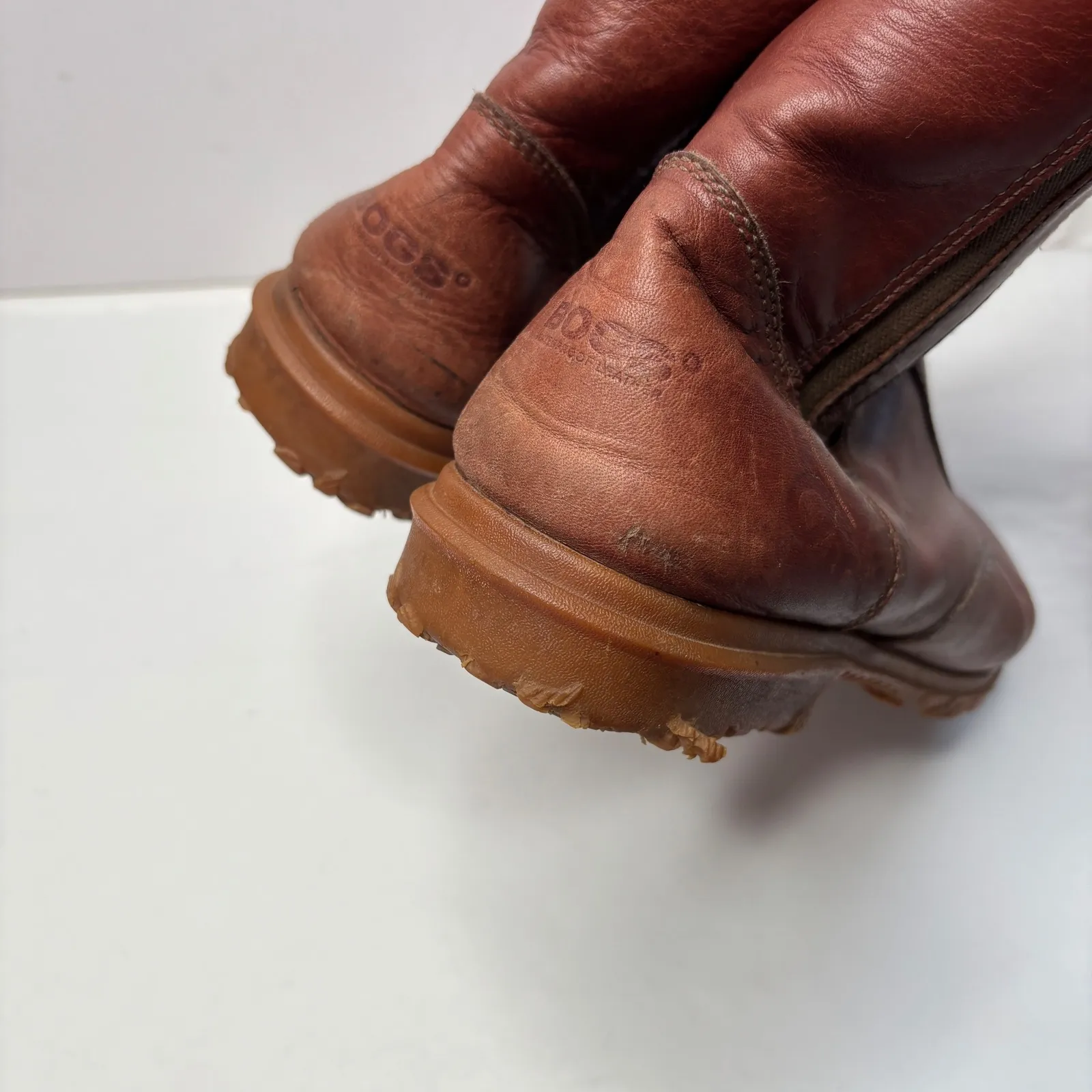 Bogs Pearl Slip On Waterproof Leather Boots Womens 9.5 Euro 40 Brown Chelsea SEE - Image 5