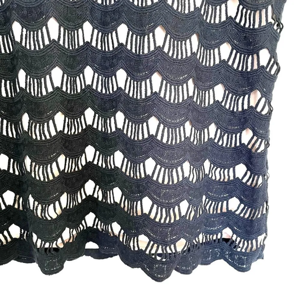 Kate Spade black cream scallop lace top size 10 - Image 6