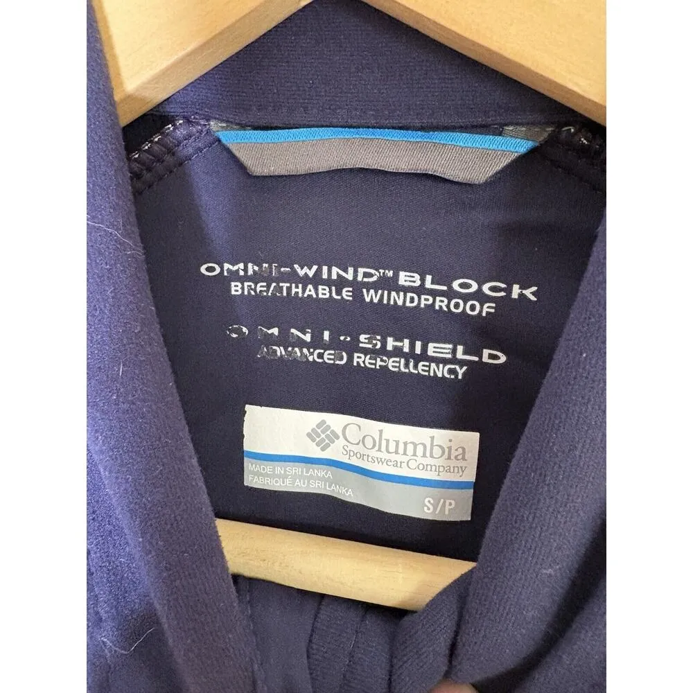 Columbia Omni-Shield Womens S Full Zip Soft Shell Jacket Purple Wind Block - Image 6