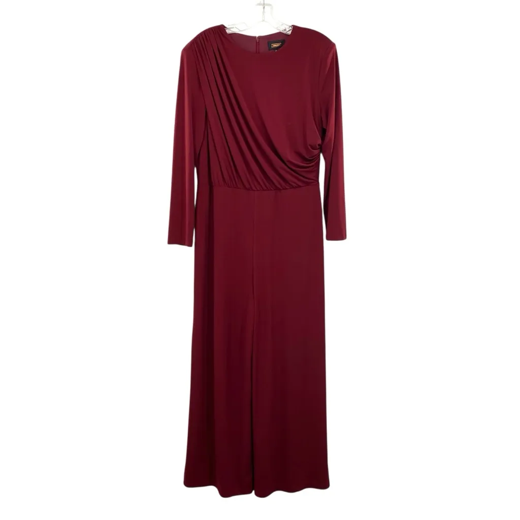 Alexia Admor Women's Milan Draped Wide Leg Jumpsuit - Image 4