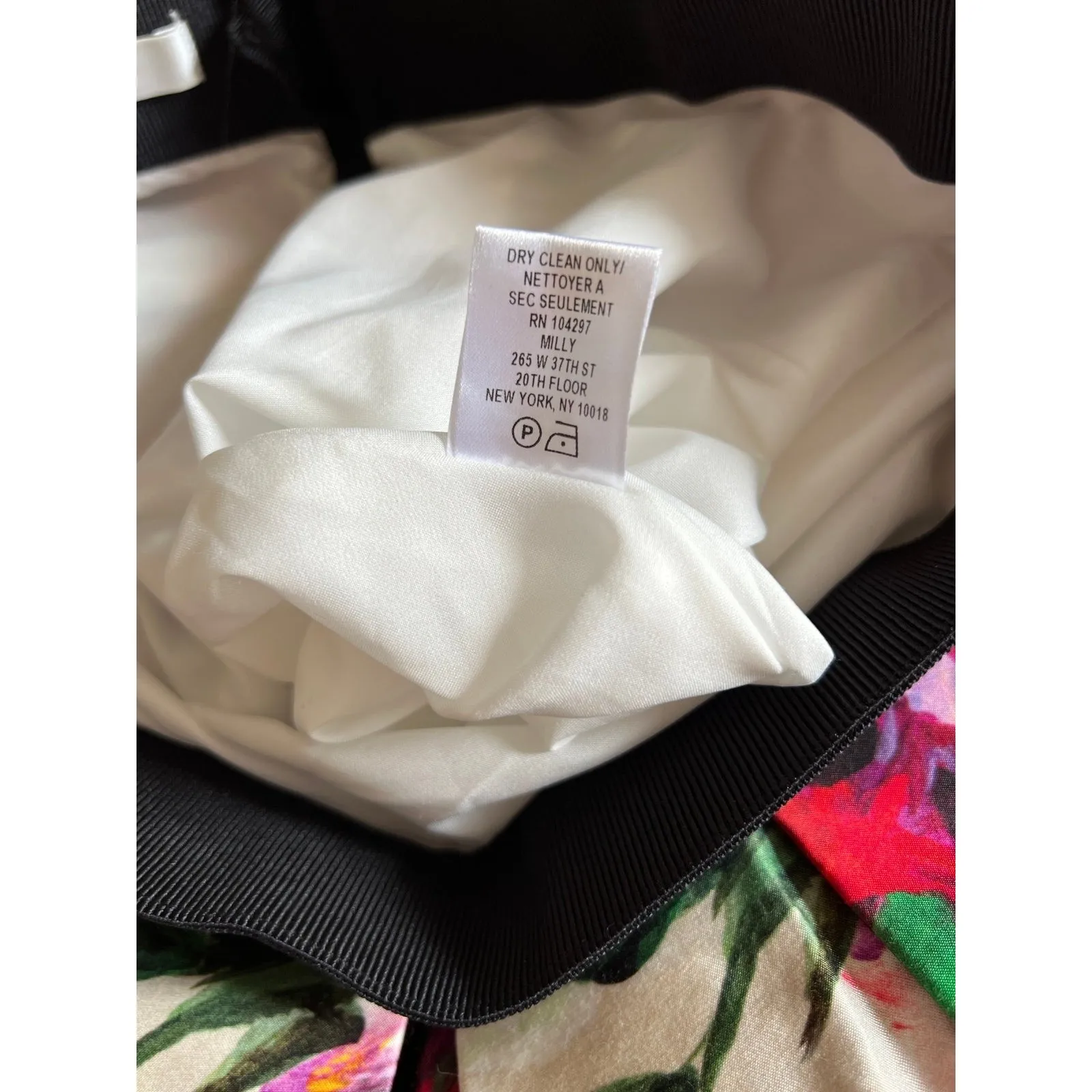 Milly Pleated‎ Floral Skirt - Image 6