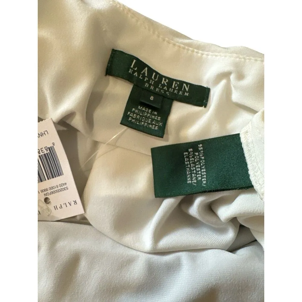 Ralph Lauren Black and White Striped Tank Dress Size 6 - Image 6