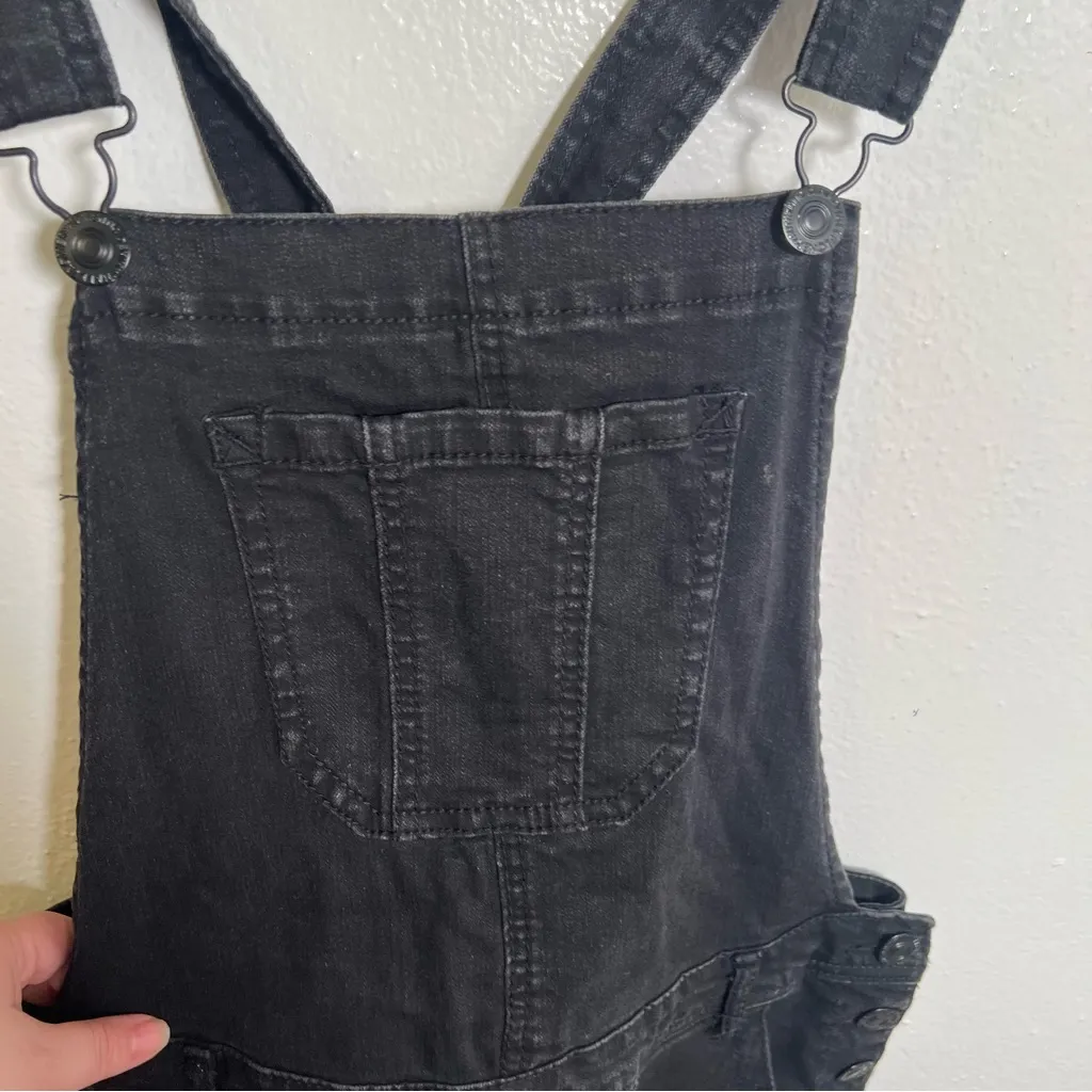 Wallflower Overall Shorts Shortalls Black Tomboy L Size L - Image 7