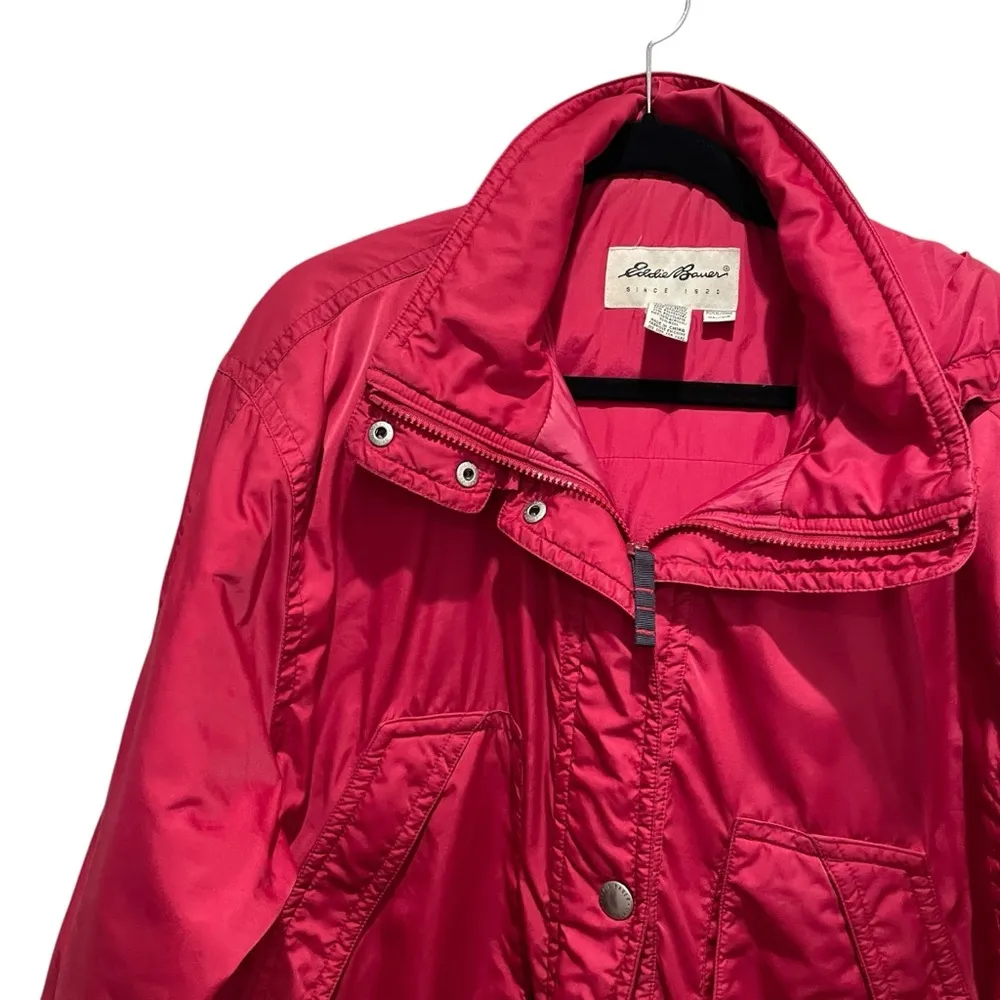 Eddie Bauer Vintage Thinsulate Jacket Coat Parka Red Women’s Size Large - Image 3
