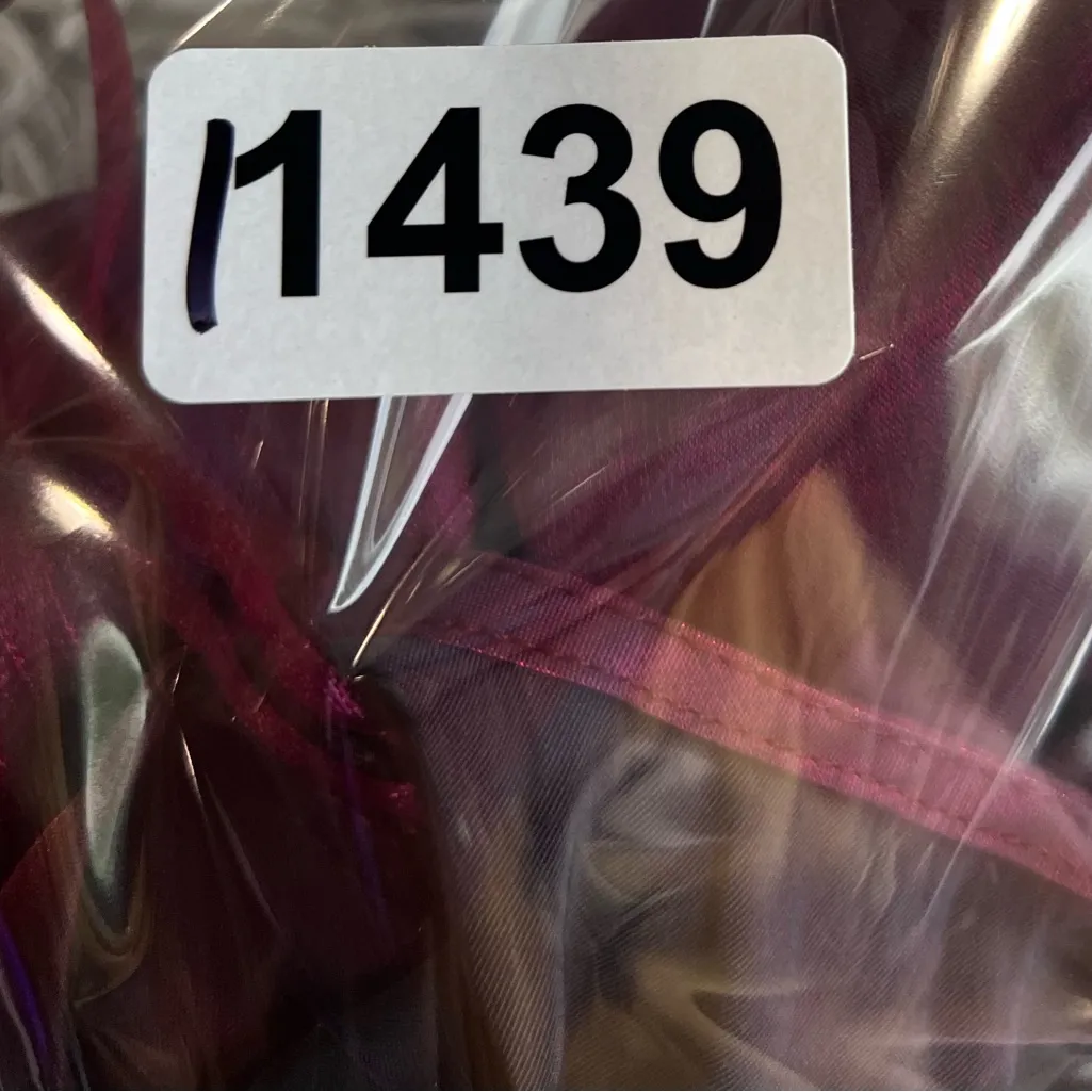 Iridescent Fuschia Satin‎ Blouse Purple Size M - Image 8