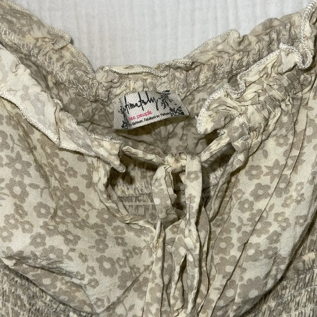 Free‎ People Bardot Bodysuit in ivory combo - Image 3