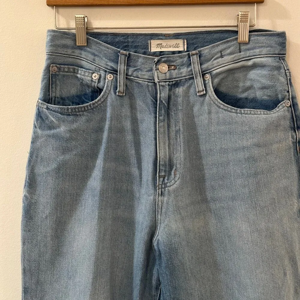 Madewell The Mom Jeans sz 28 Distressed Mom Jeans Medium Wash Madewell Womens - Image 8