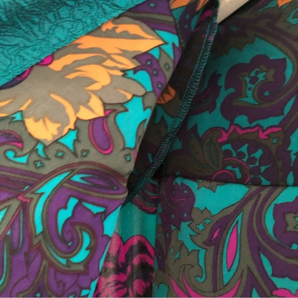 Victoria's Secret Vintage Gold Label  Long Robe Tassel Tie Jacquard Trim Medium - Image 9