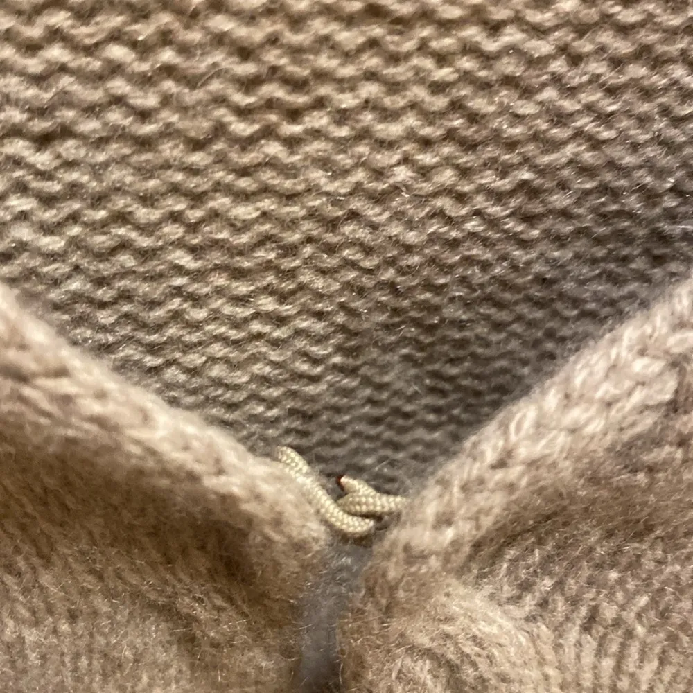 Fenn Wright Manson 2 Ply Cashmere L/S Sleeve Camel Open Front Cardigan Size M - Image 4