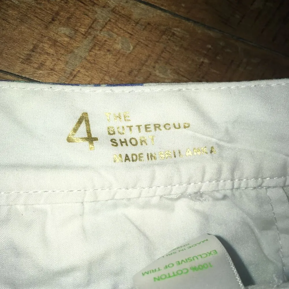 Lilly Pulitzer scalloped blue shell Buttercup size 4 shorts - Image 3