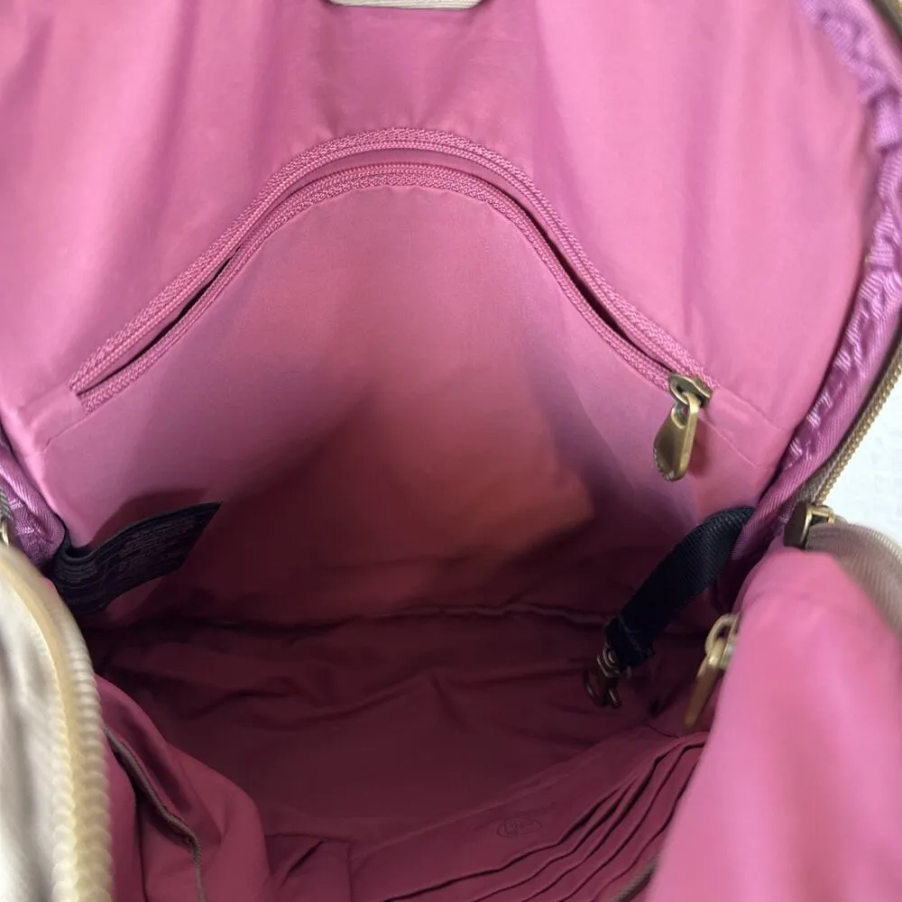 Travelon Anti-Theft Signature Slim Backpack Sable Brown RFID Pockets Organizer - Image 8