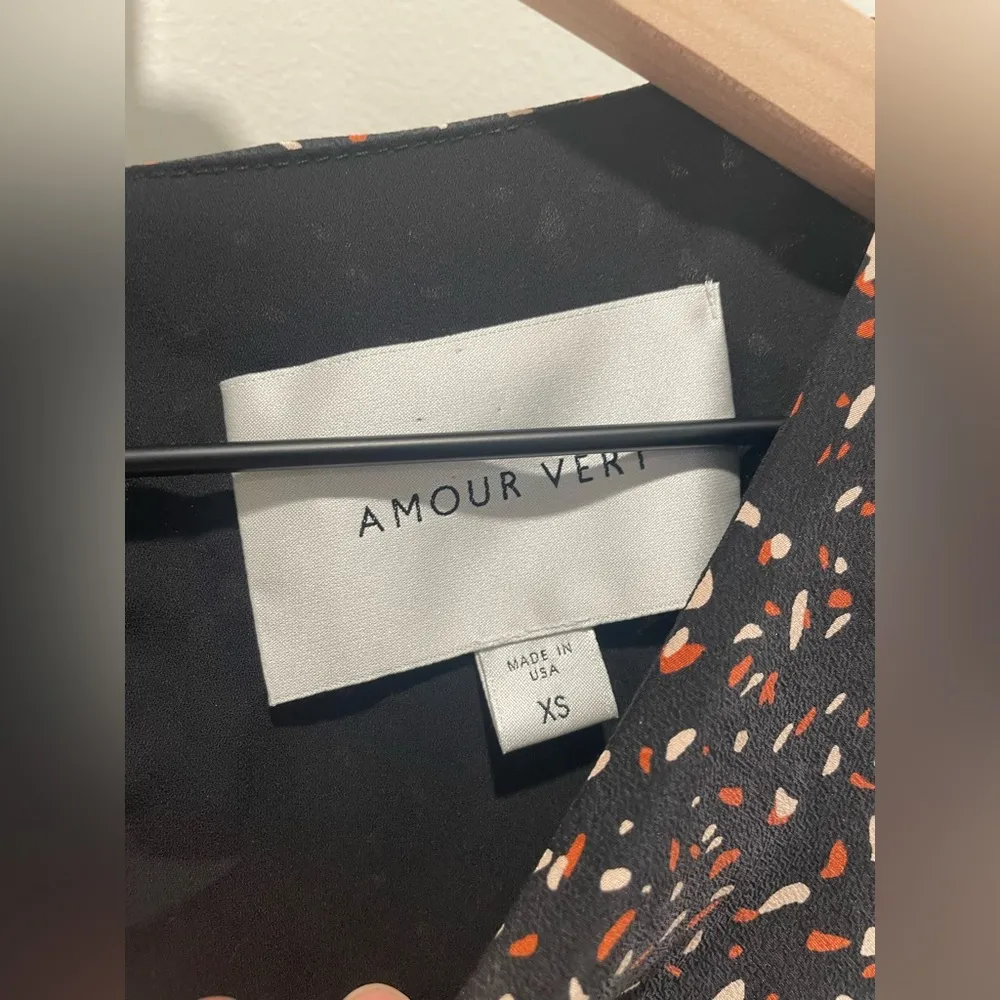 Amour Vert 100% Silk Shift Dress Size XS - Image 5