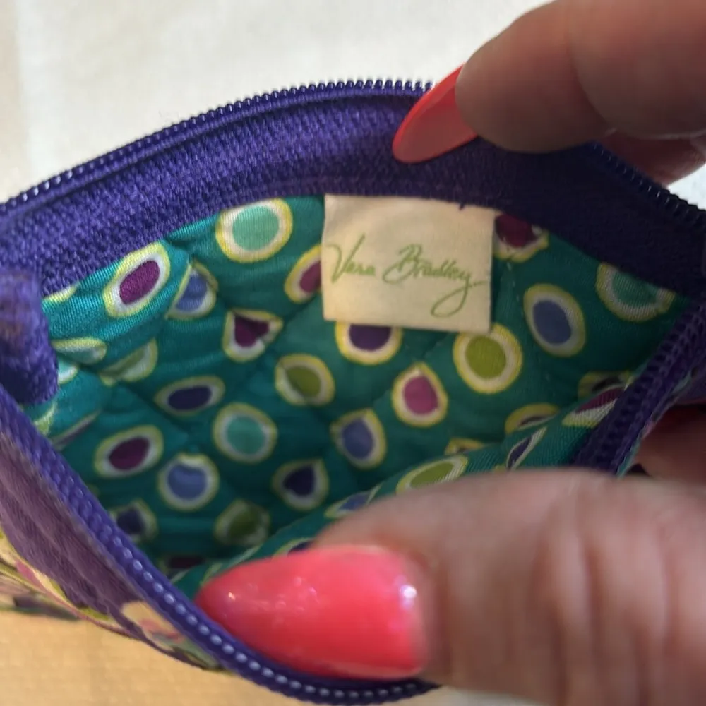 Retired VERA BRADLEY Heather Coin Purse - Image 4