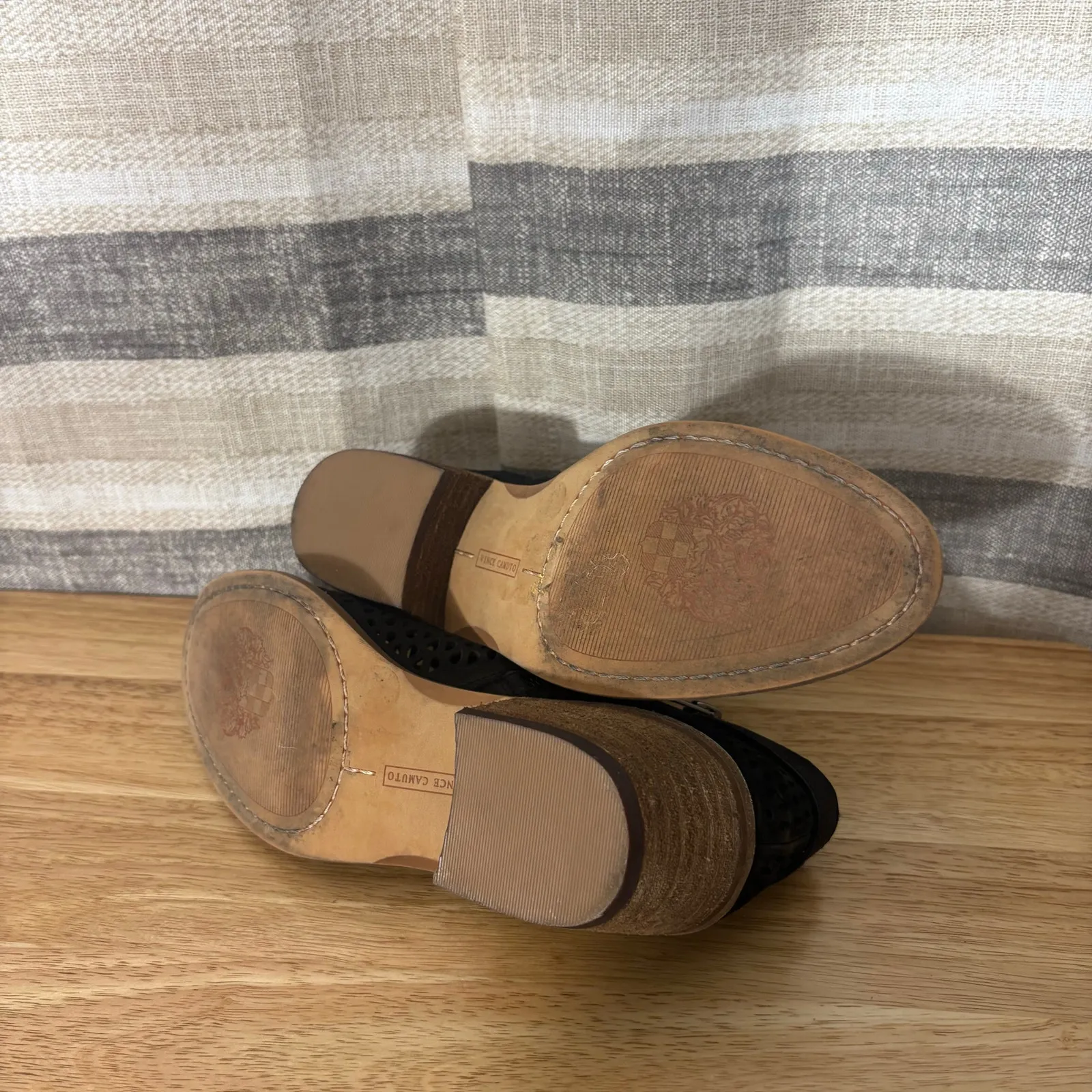 Vince Camuto Black Cut‎ Out Ankle Boots Size 5.5 - Image 10